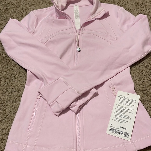 NWT Sold out Lululemon Define jacket Meadowsweet Pink Sz 4 - Picture 6 of 10